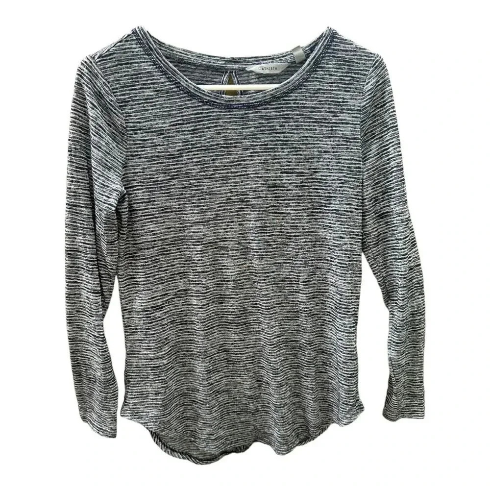 Athleta Black Active Long Sleeve Top // Size Small